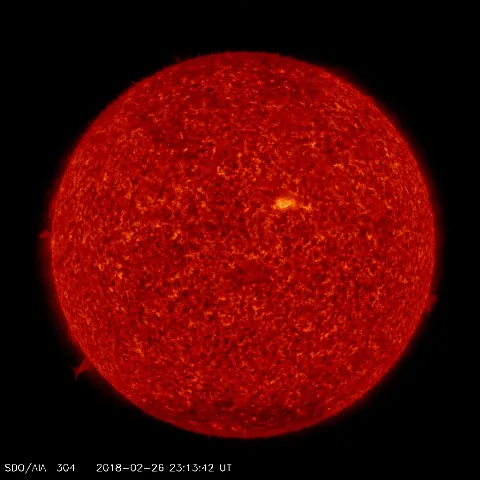 Image of Sun's transition region