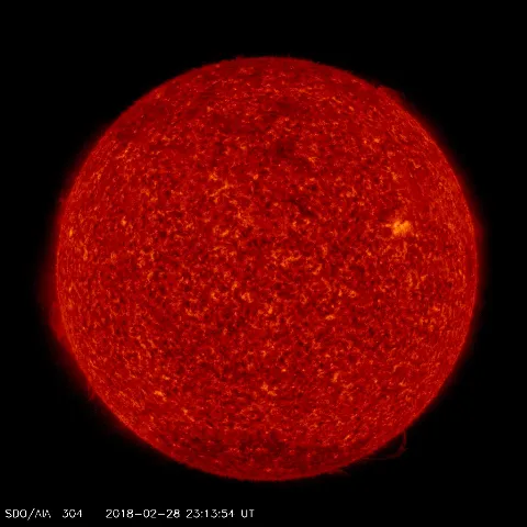 Image of Sun's transition region