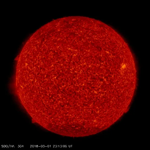 Image of Sun's transition region