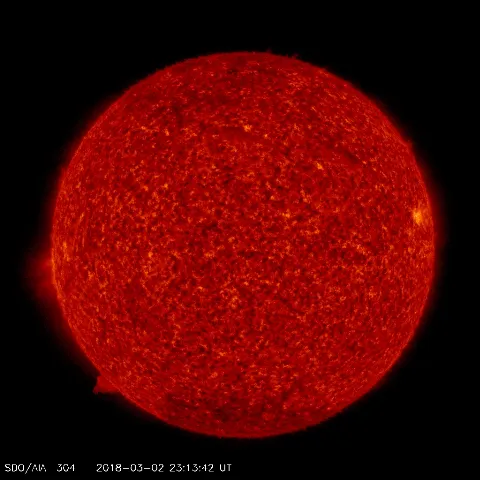 Image of Sun's transition region