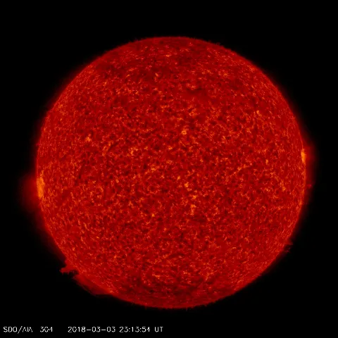 Image of Sun's transition region