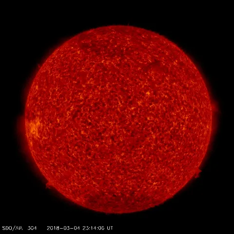 Image of Sun's transition region