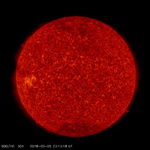 Image of Sun's transition region