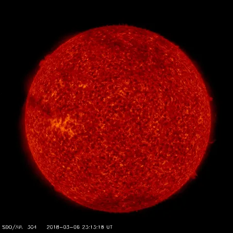 Image of Sun's transition region