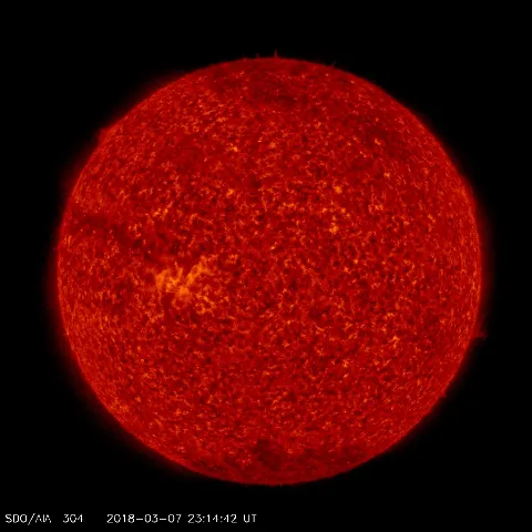 Image of Sun's transition region