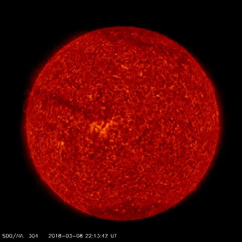 Image of Sun's transition region