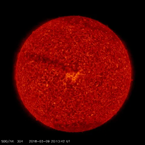 Image of Sun's transition region