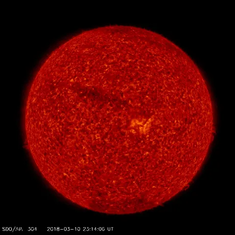 Image of Sun's transition region