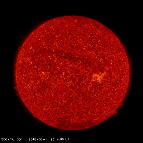 Image of Sun's transition region