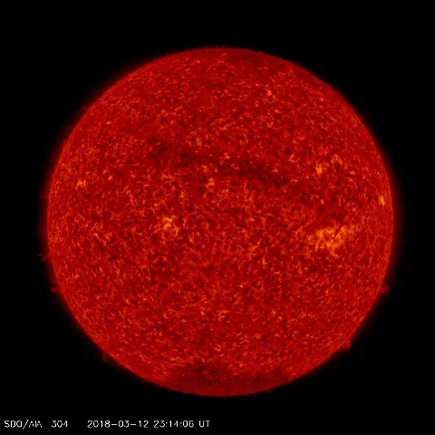 Image of Sun's transition region