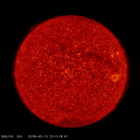 Image of Sun's transition region