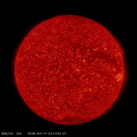 Image of Sun's transition region