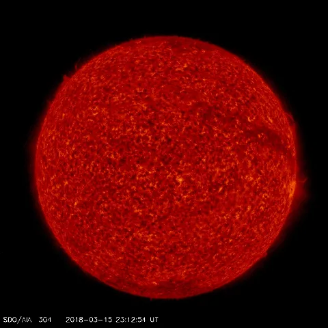 Image of Sun's transition region