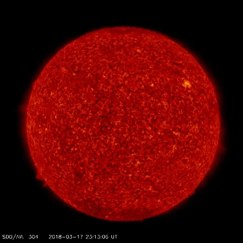 Image of Sun's transition region