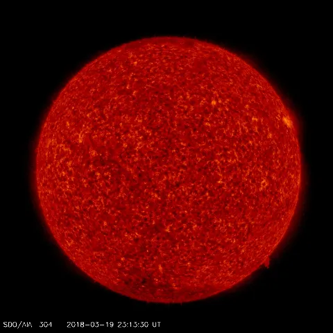 Image of Sun's transition region