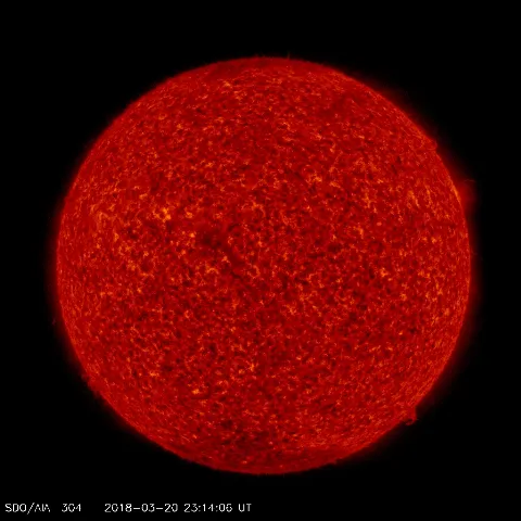 Image of Sun's transition region