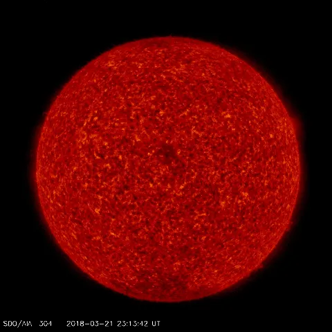 Image of Sun's transition region