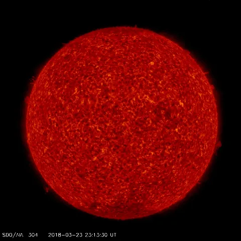 Image of Sun's transition region