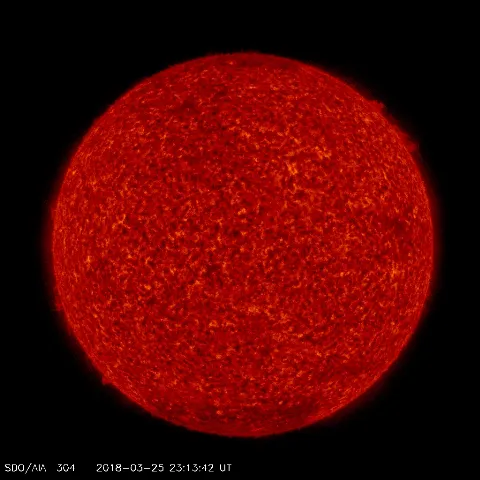 Image of Sun's transition region