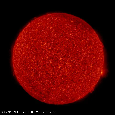 Image of Sun's transition region