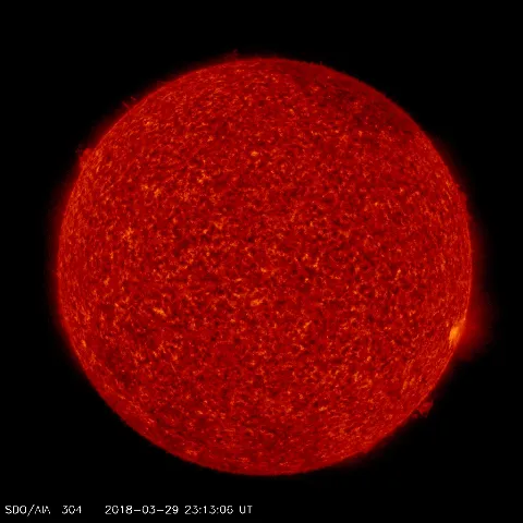 Image of Sun's transition region