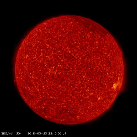 Image of Sun's transition region