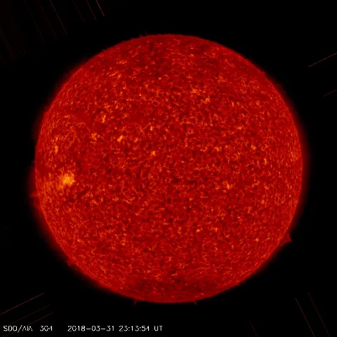 Image of Sun's transition region