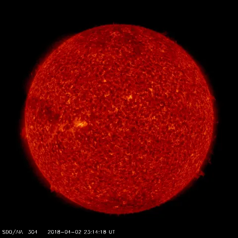 Image of Sun's transition region