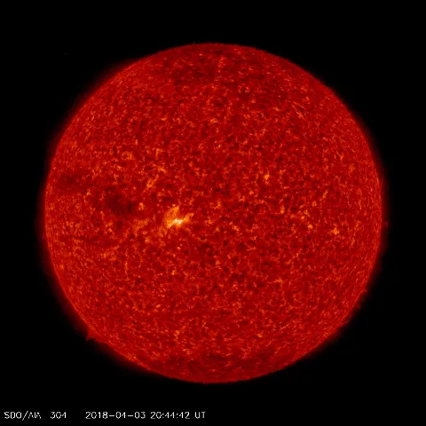 Image of Sun's transition region