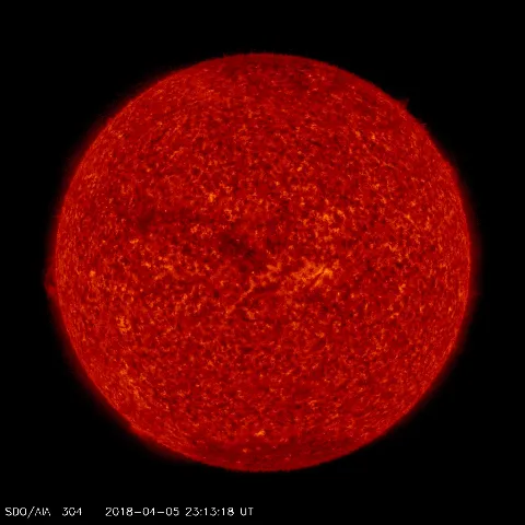 Image of Sun's transition region