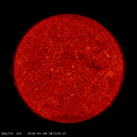 Image of Sun's transition region