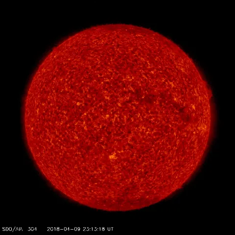 Image of Sun's transition region