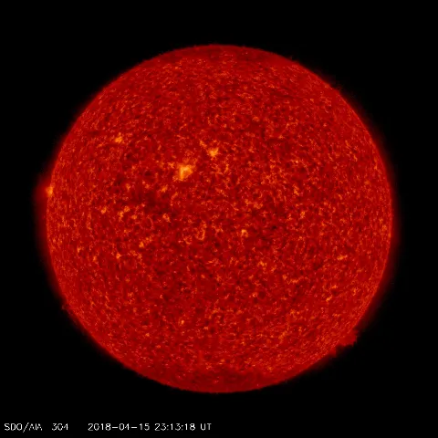 Image of Sun's transition region