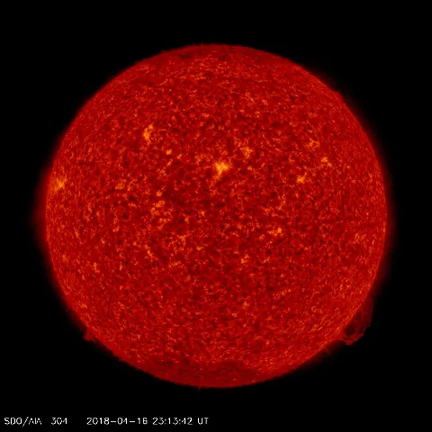 Image of Sun's transition region