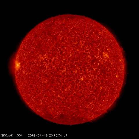 Image of Sun's transition region