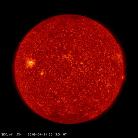 Image of Sun's transition region