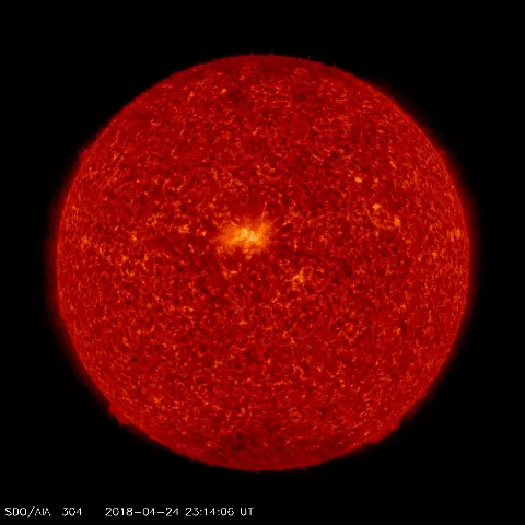 Image of Sun's transition region