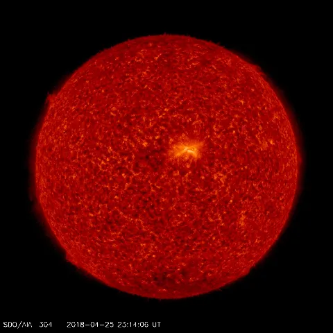 Image of Sun's transition region