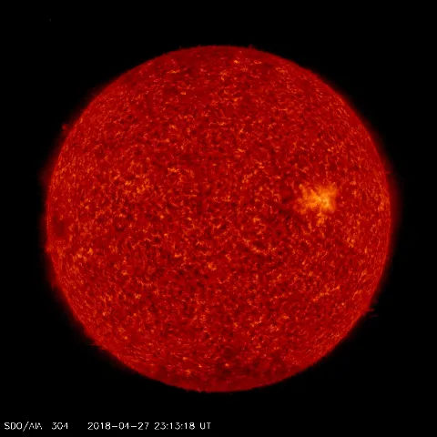 Image of Sun's transition region