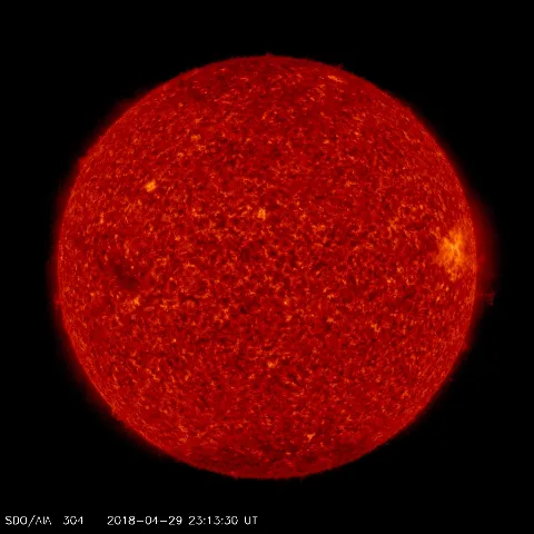 Image of Sun's transition region