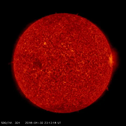 Image of Sun's transition region