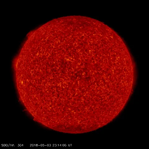 Image of Sun's transition region