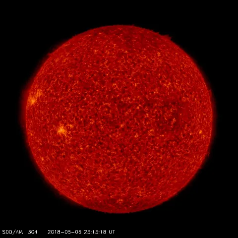 Image of Sun's transition region