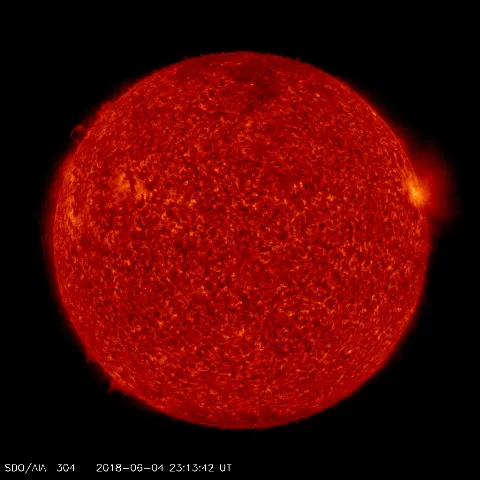 Image of Sun's transition region