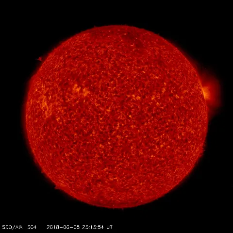 Image of Sun's transition region