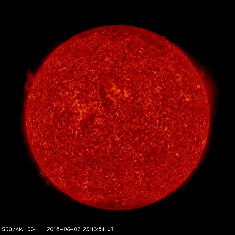 Image of Sun's transition region