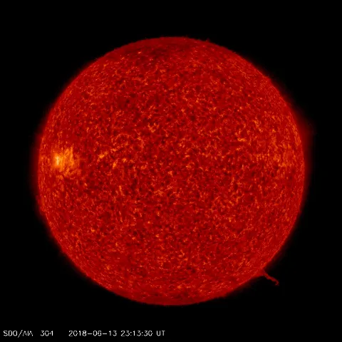 Image of Sun's transition region