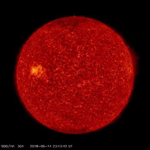 Image of Sun's transition region