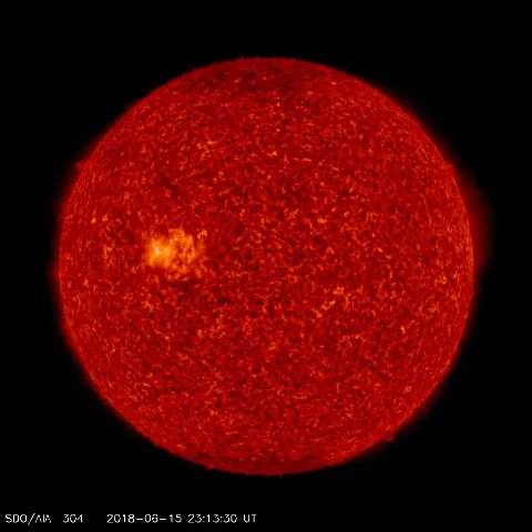 Image of Sun's transition region