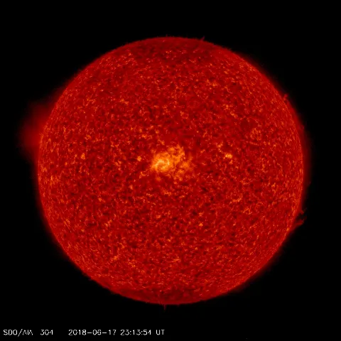 Image of Sun's transition region